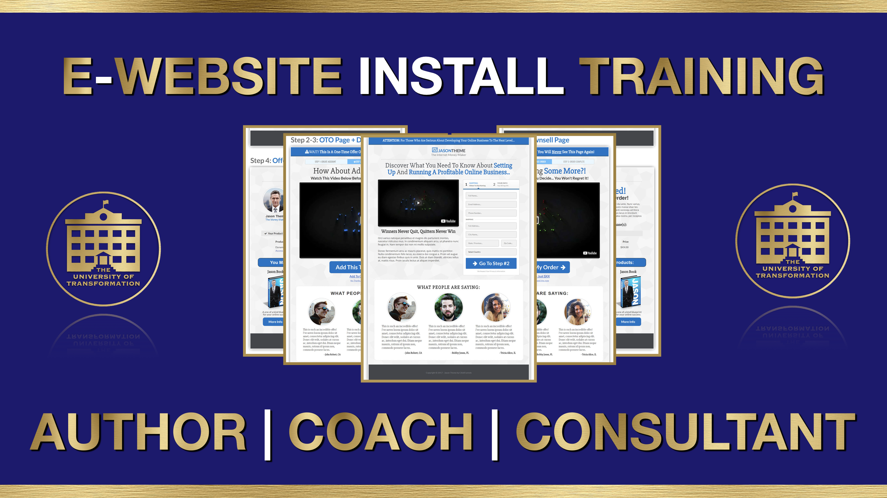 UoT_E-Website_Install_Training_Authors_Coaches_Consultants